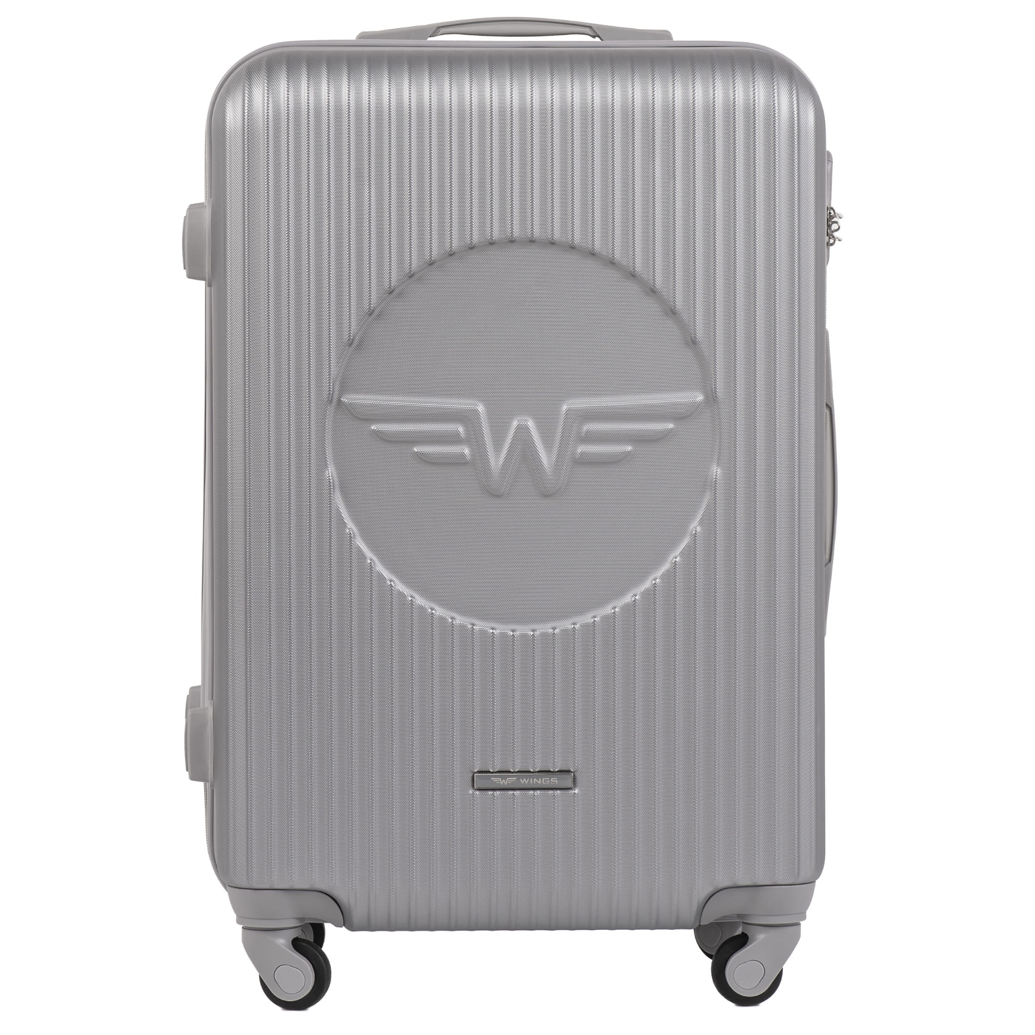 SWL01-hõbedane-keskmine-reisikohver-M-ABS(plastik)-63l-kohvrimaailm-eest