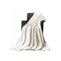 Pehme flanell pleed beež 160 x 200