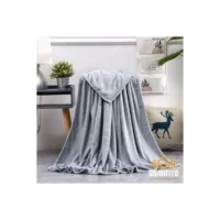 Pehme flanell pleed hall 160 x 200