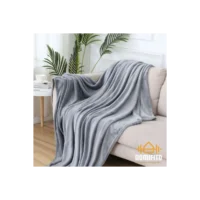 Pehme flanell pleed hall 160 x 200