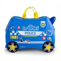 Politseiauto Percy ride-on TRUNKI laste kohver