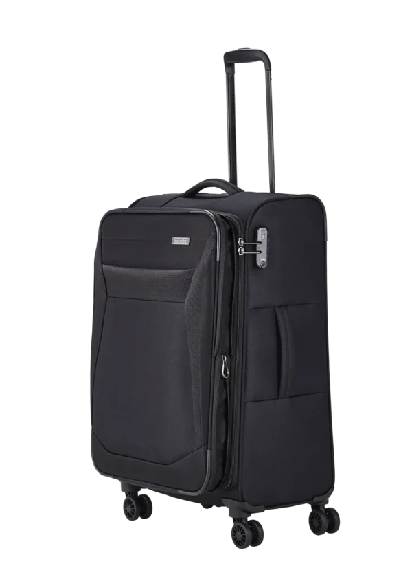 Chios TRAVELITE Black keskmine reisikohver