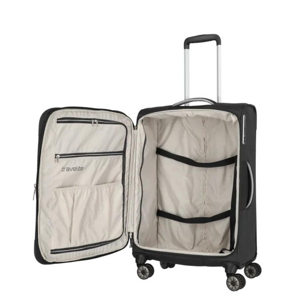 Miigo TRAVELITE Black keskmine reisikohver