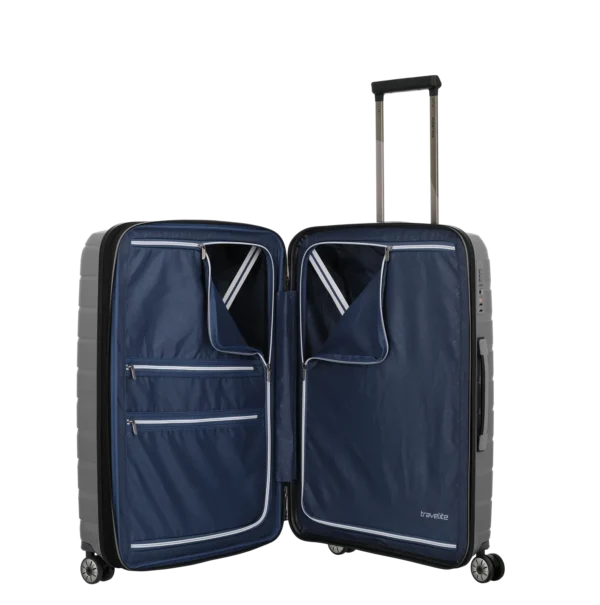 Air Base TRAVELITE Anthracite Metallic keskmine reisikohver
