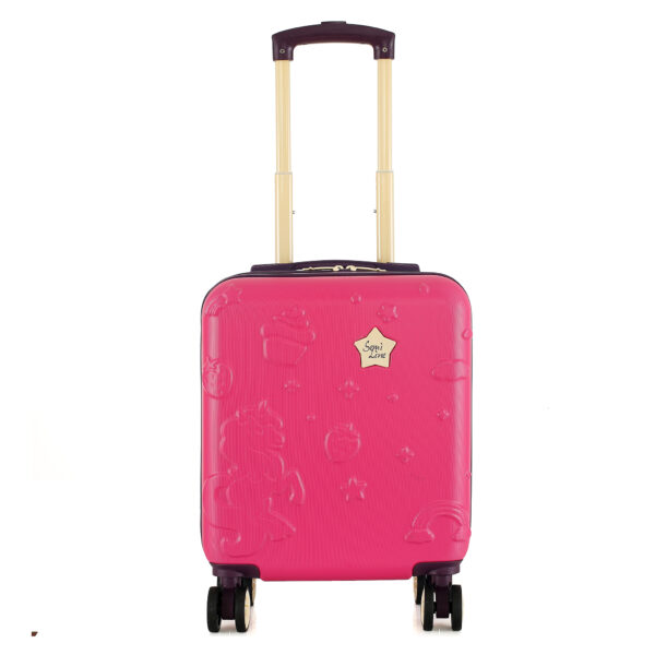 T5881-1A Roosa väike laste kohver