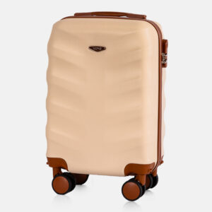 Voyo_Fjord140_Beige_Angle_XS Beež FJORD väike käsipagasi kohver